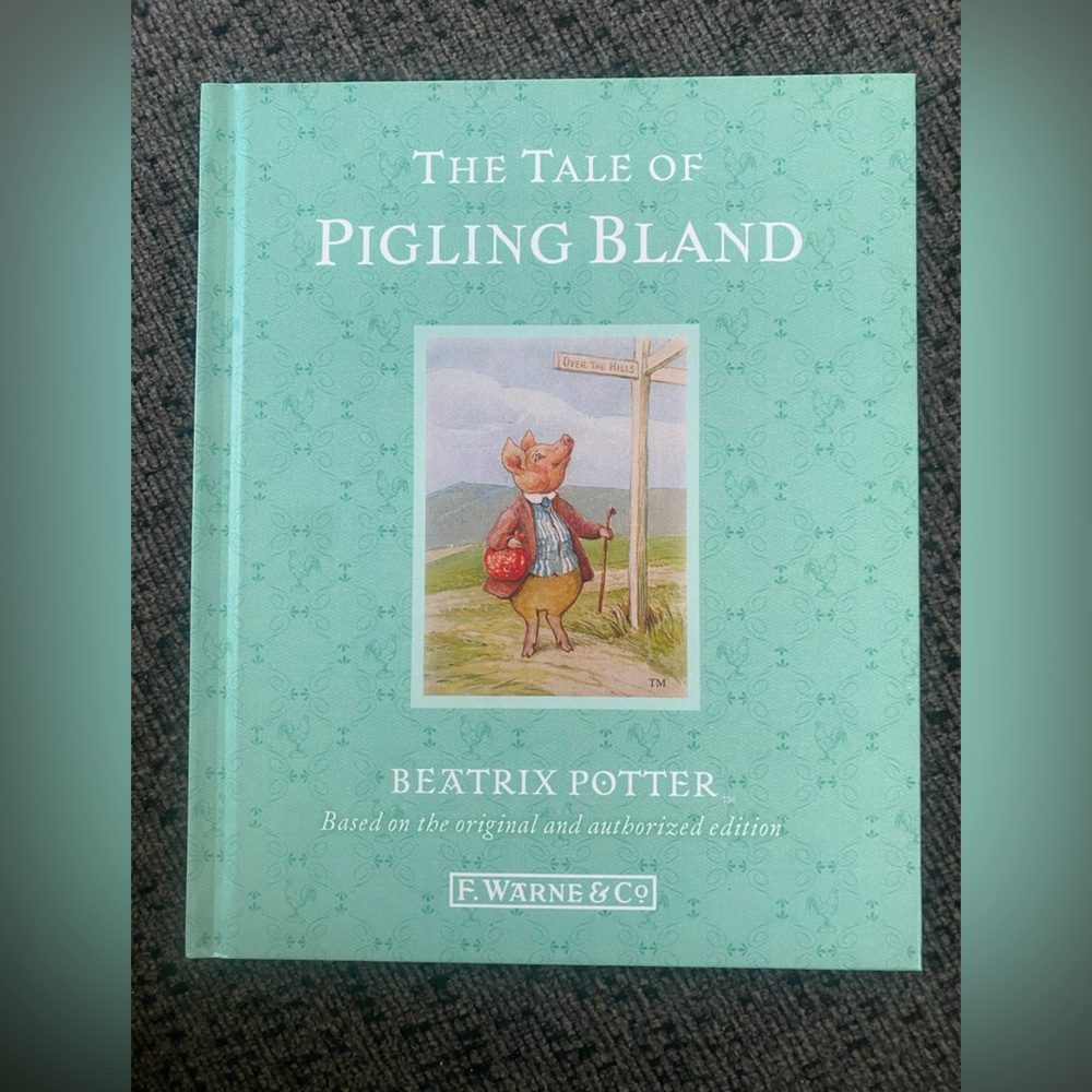 🥕6/$20 Beatrix Potter 'The Tale of Pigling Bland' Book - Green Cover